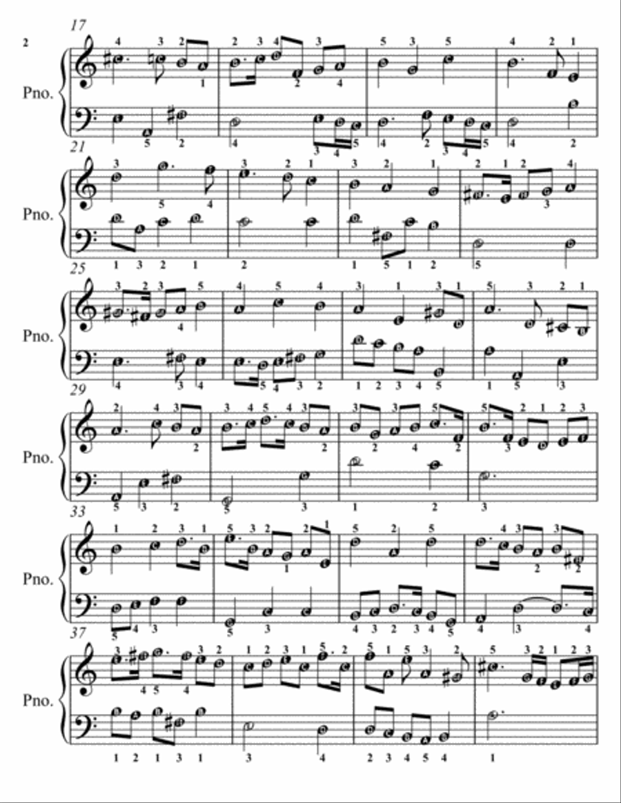 Qui Passe My Lady Nevells Book Easy Piano Sheet Music Easy Piano scores gallery preview page 3