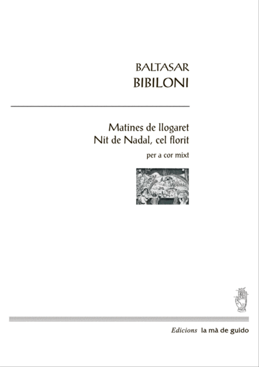 Matines de llogaret / Nit de Nadal, cel florit 4-Part scores gallery preview page 1