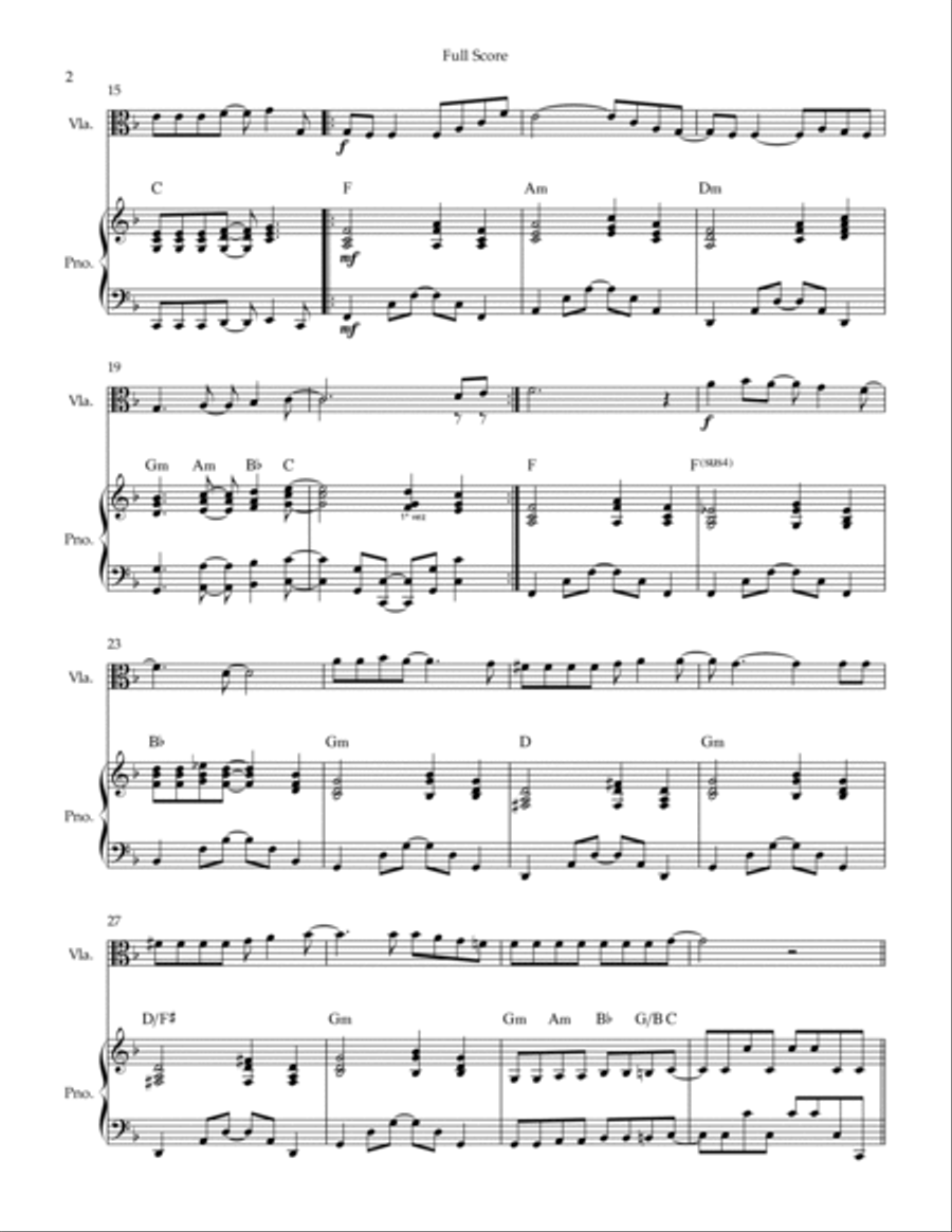 Don't Stop Me Now Viola scores gallery preview page 2