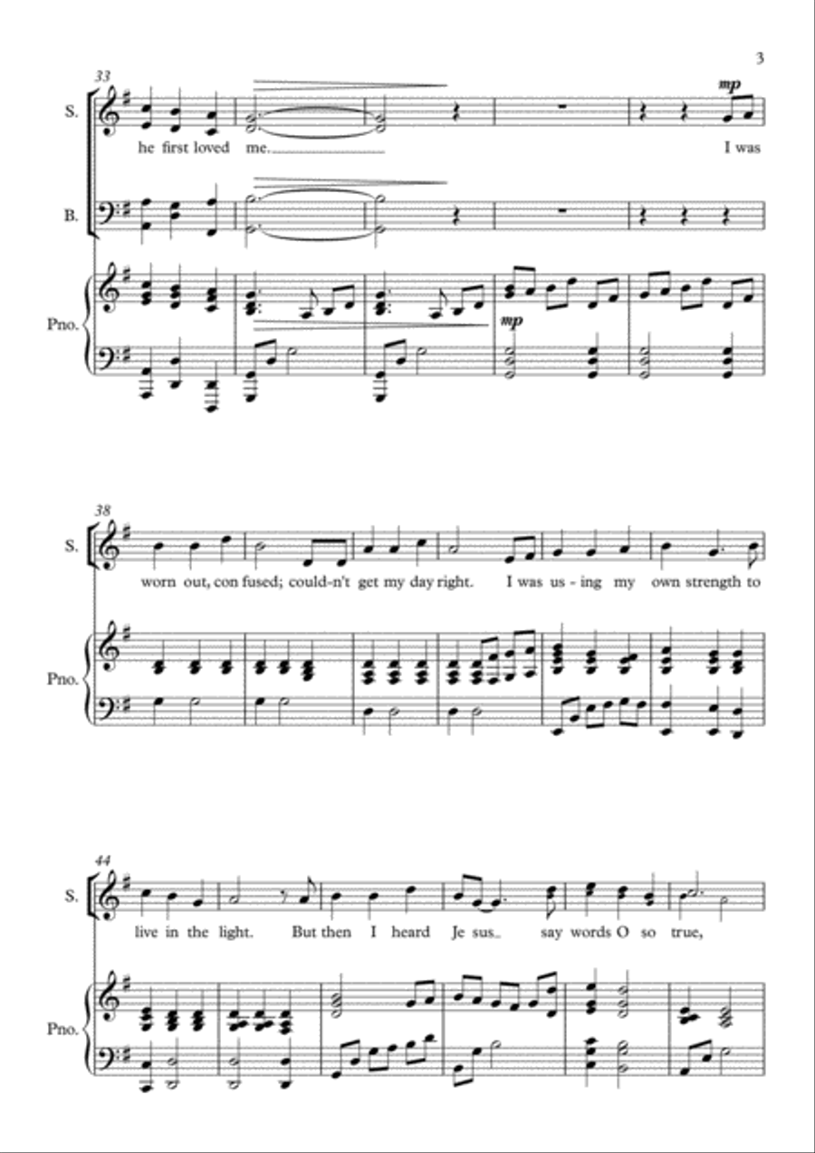 I've Been Chosen 4-Part scores gallery preview page 3