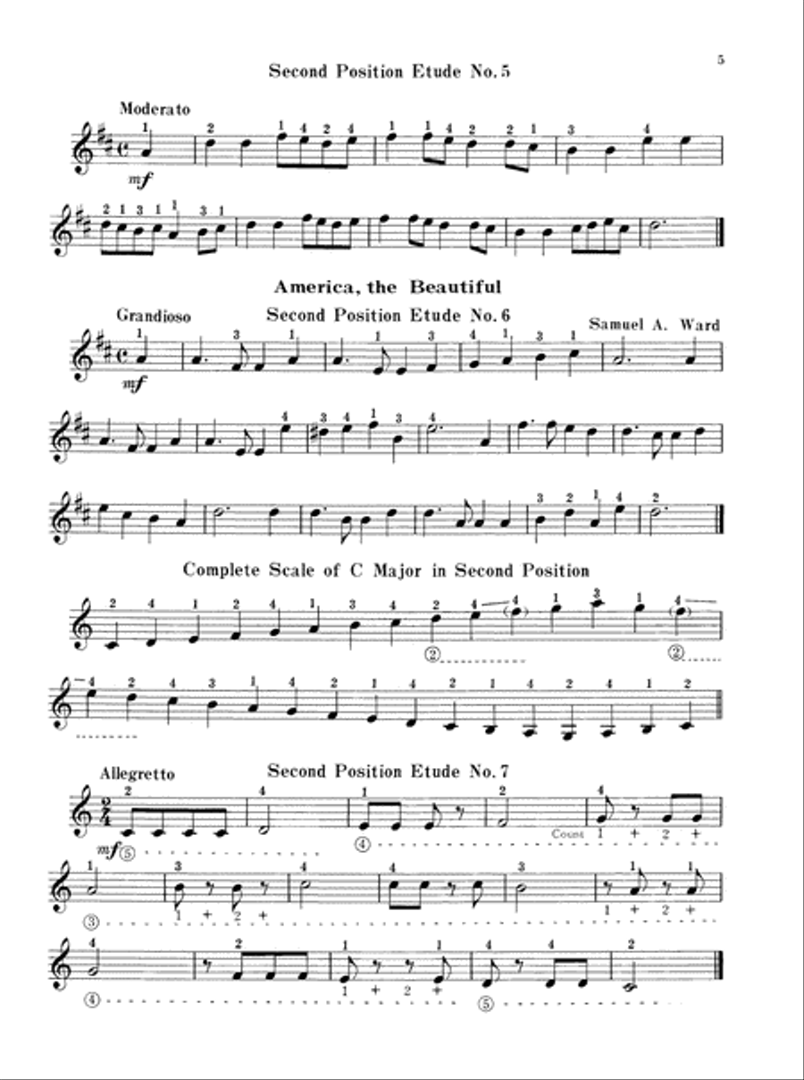 Deluxe Guitar Position Studies Classical Guitar scores gallery preview page 6