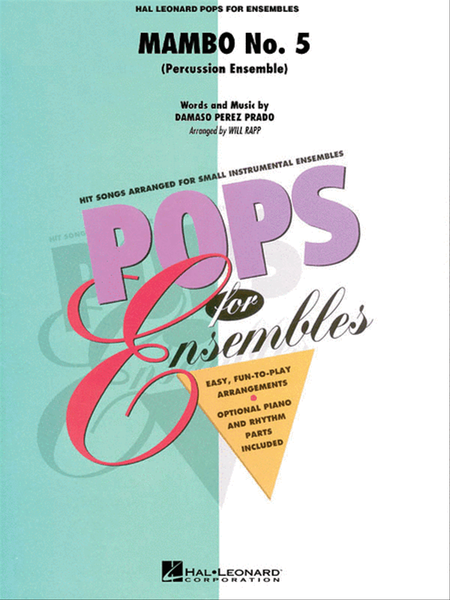 Mambo No. 5 Percussion Ensemble scores gallery preview page 1