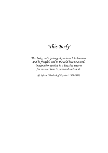 "This Body" for mixed choir image number null