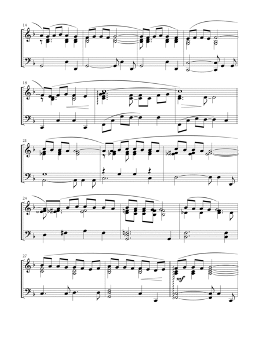 Strangers In The Night Piano Solo scores gallery preview page 2