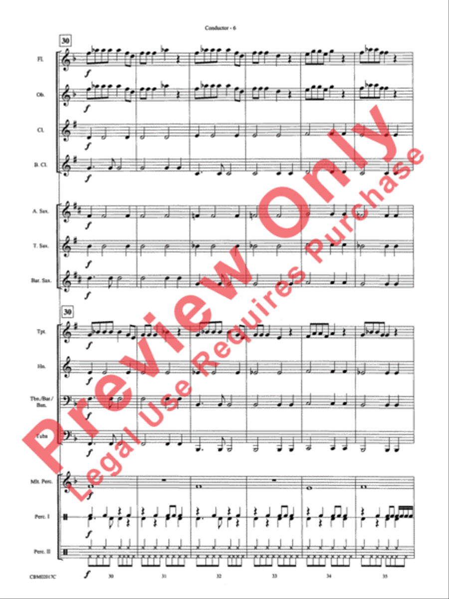 Great Balls of Fire Great Balls of Fire Concert Band scores gallery preview page 8