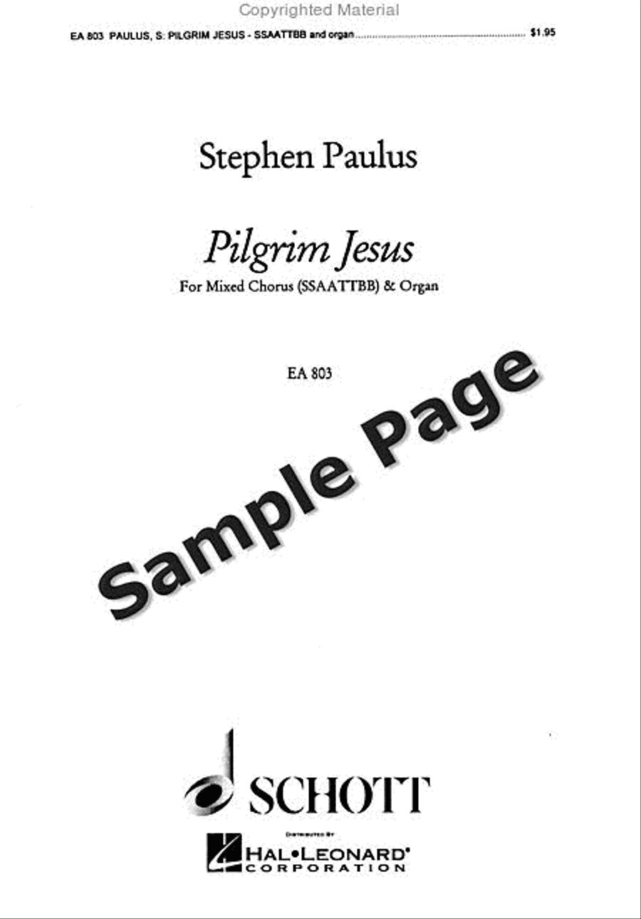 Pilgrim Jesus SSAATTBB scores gallery preview page 2