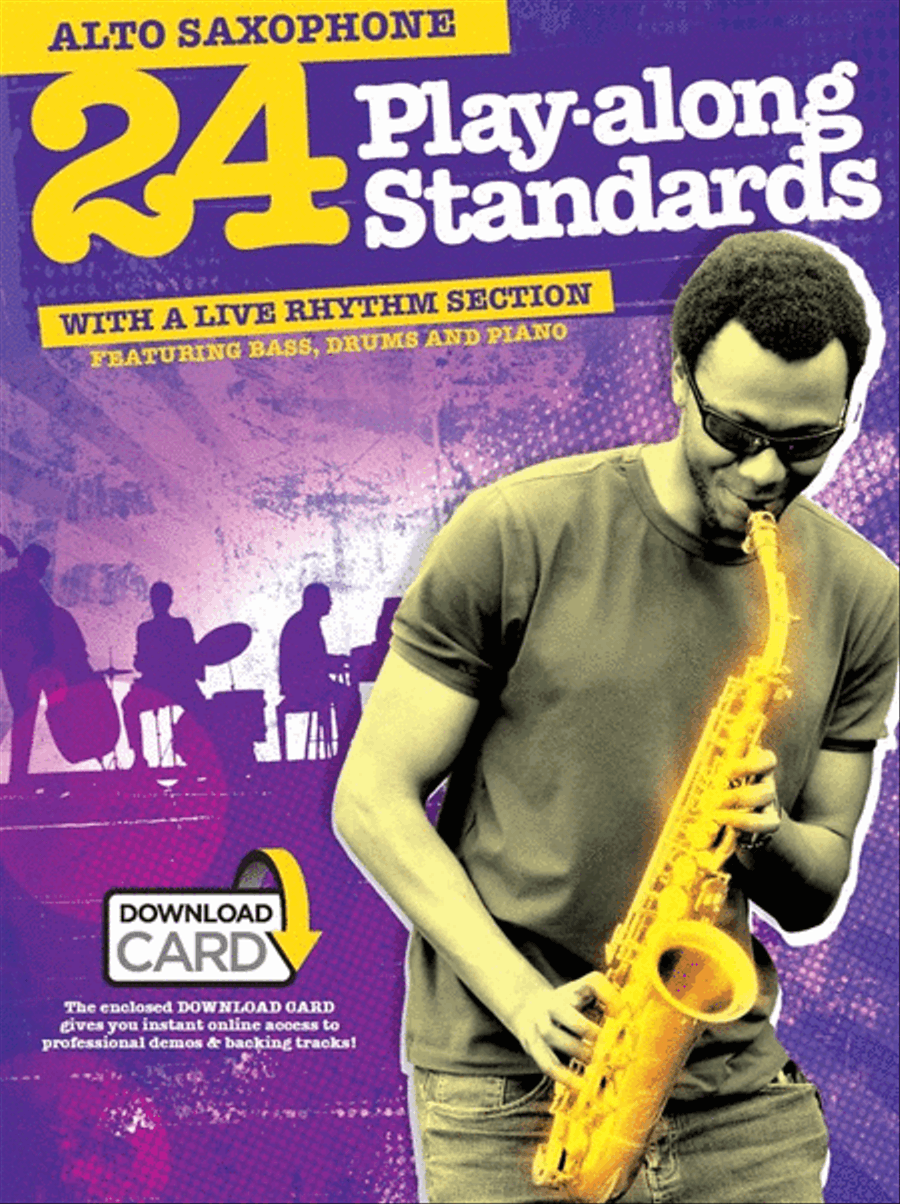 24 Playalong Standards Alto Saxophone Alto Saxophone scores gallery preview page 1