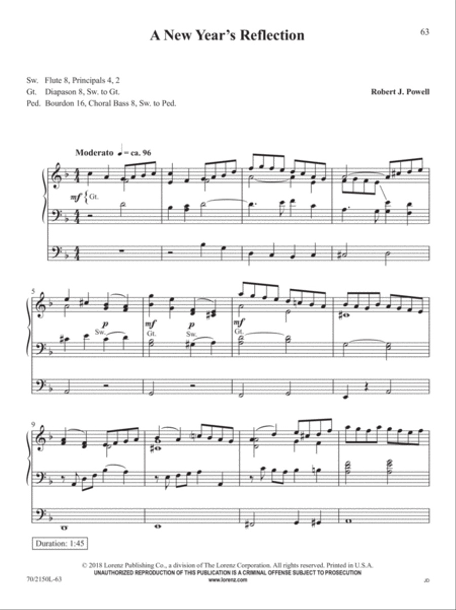 The Sacred Organ Library, Vol. 4 Organ Solo scores gallery preview page 19
