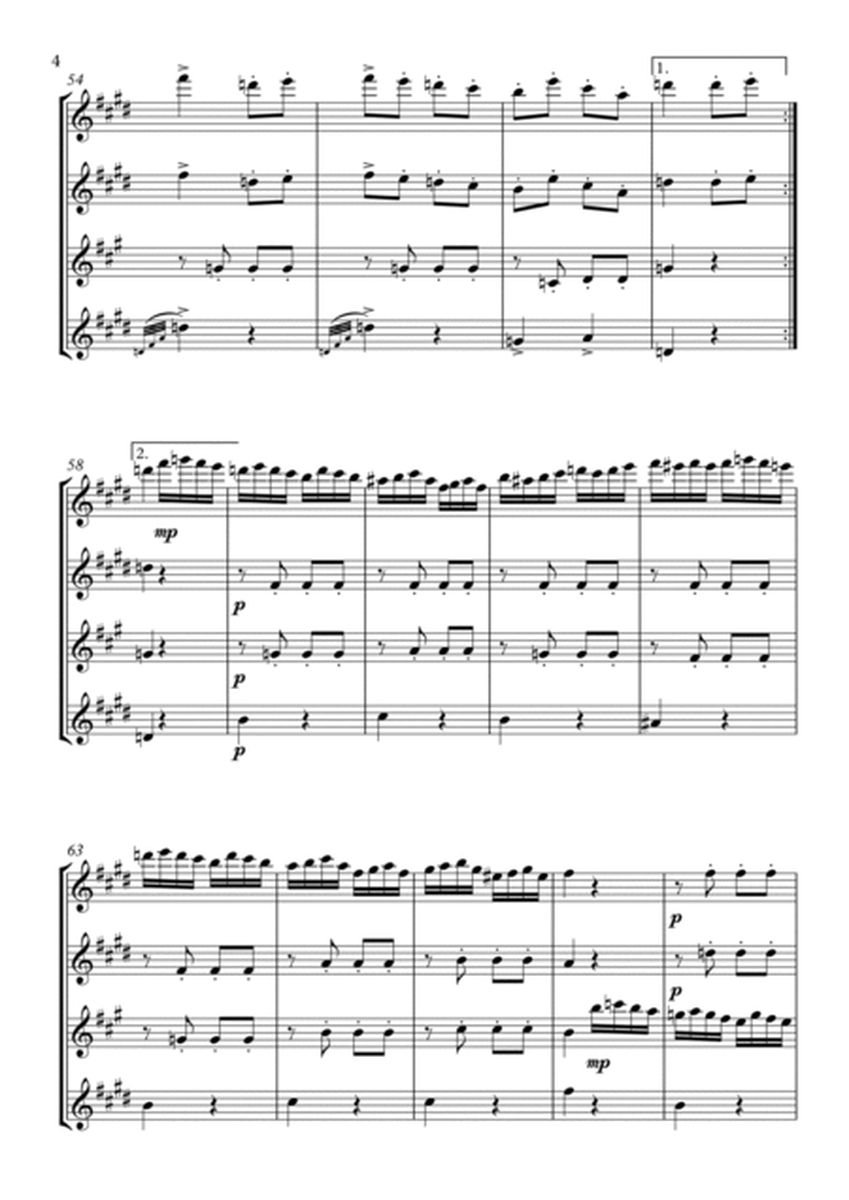 Rondo Alla Turca - Flute Quartet image number null