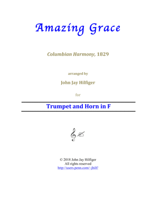 Amazing Grace for Trumpet and Horn