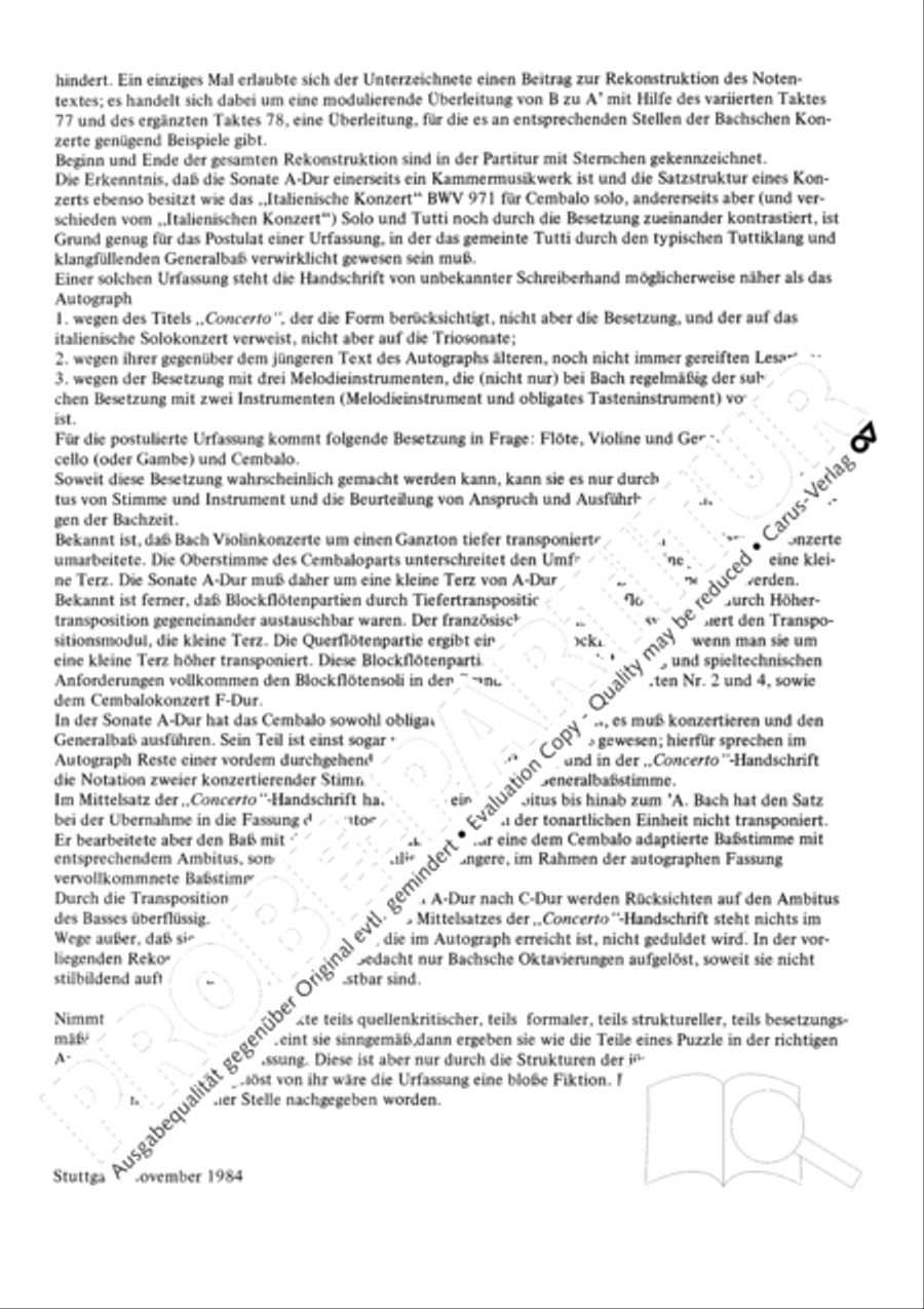 Concerto a tre in C Concerto a tre in C Recorder scores gallery preview page 4