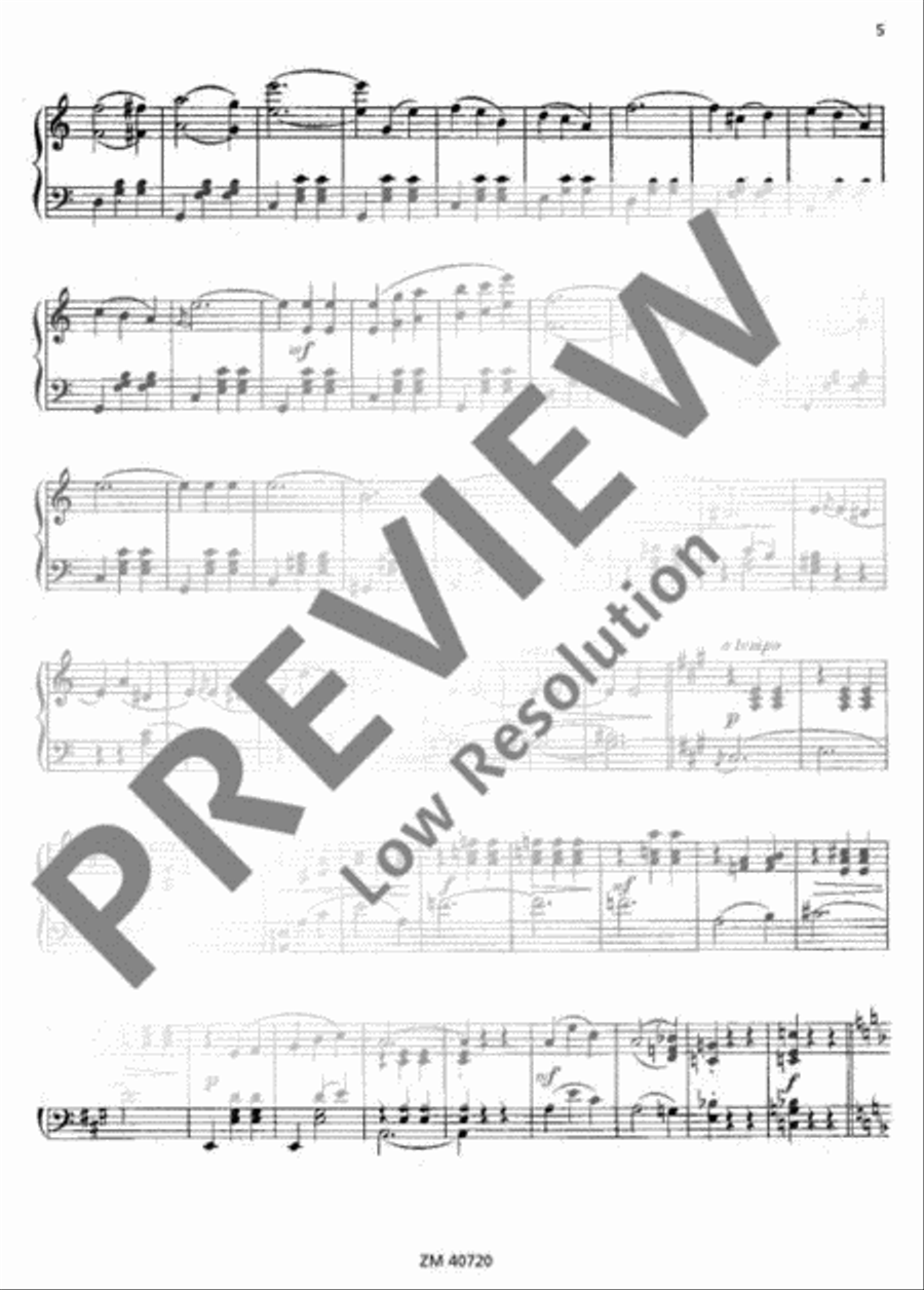 It was a dream Piano Solo scores gallery preview page 6