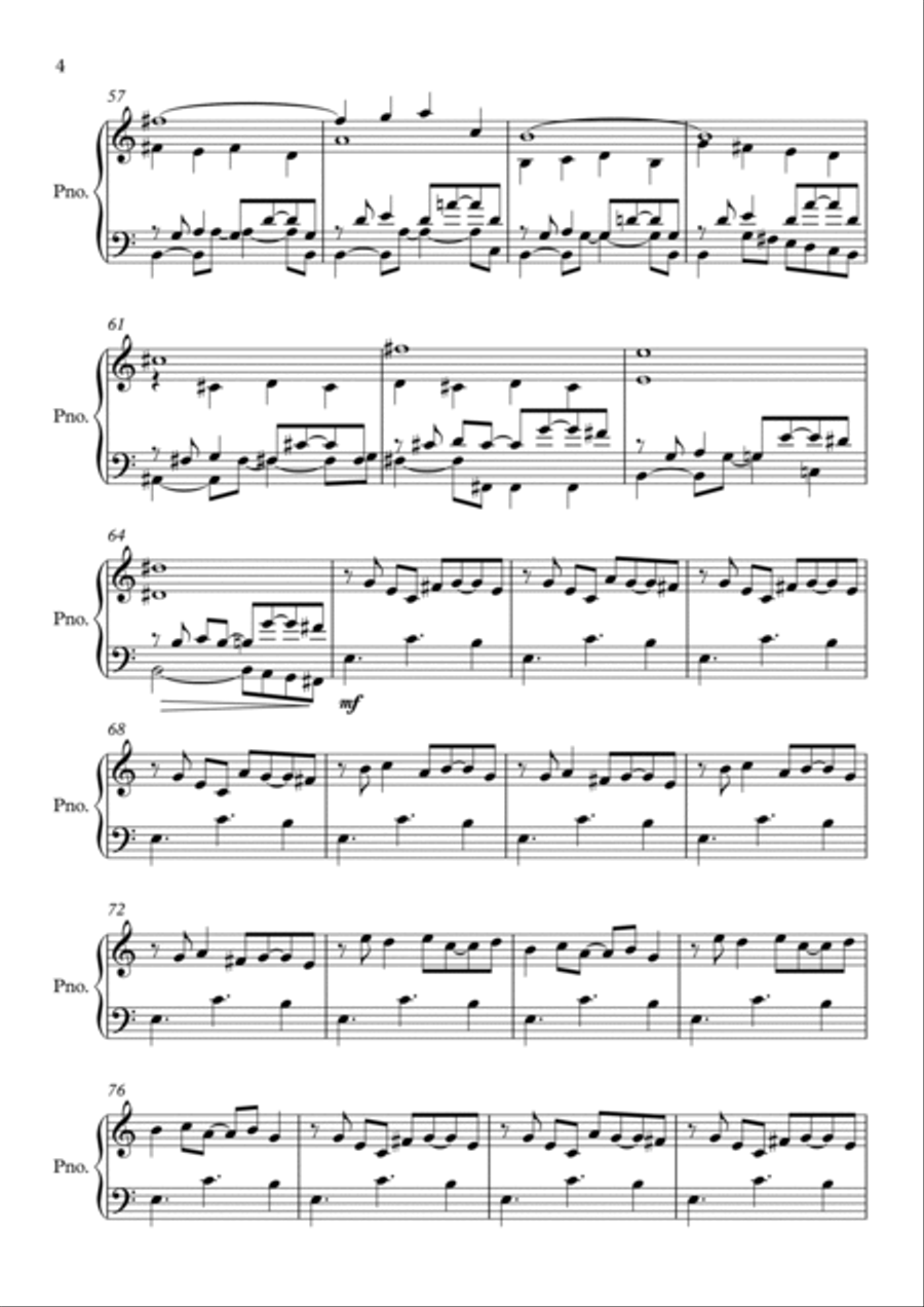 Windy - Score Only Windy - Score Only Score scores gallery preview page 4