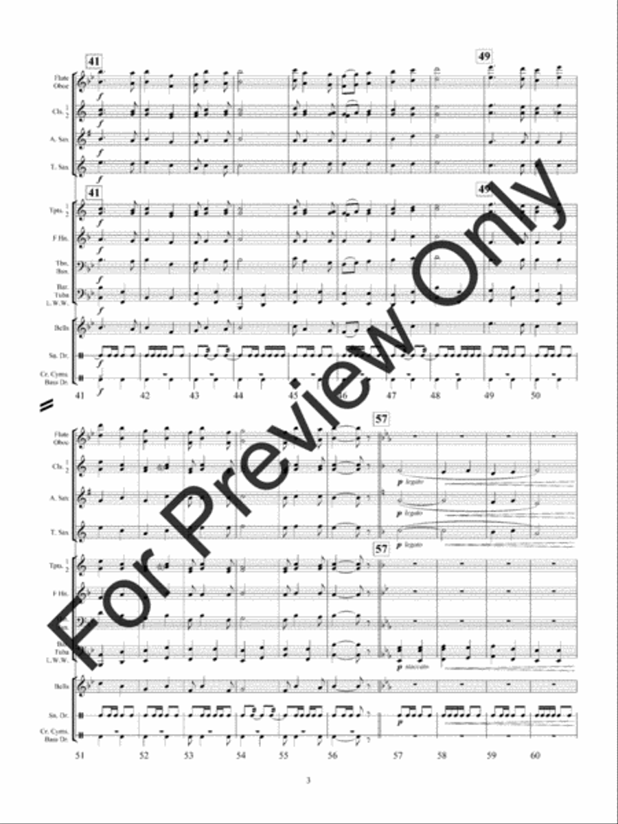 March Of The Royal Guard Concert Band scores gallery preview page 7