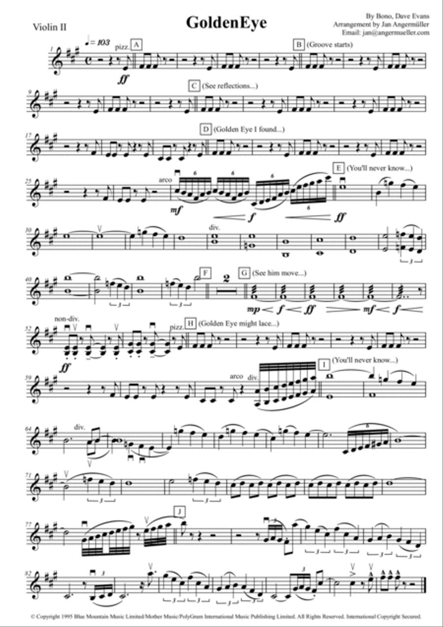 Goldeneye Full Orchestra scores gallery preview page 2