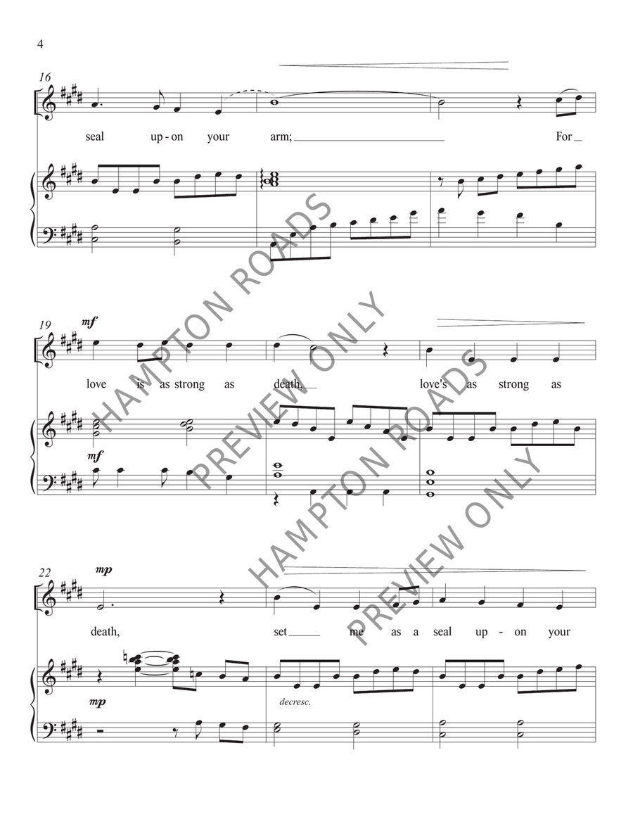 Set Me As a Seal (Medium Low) Voice Solo scores gallery preview page 5