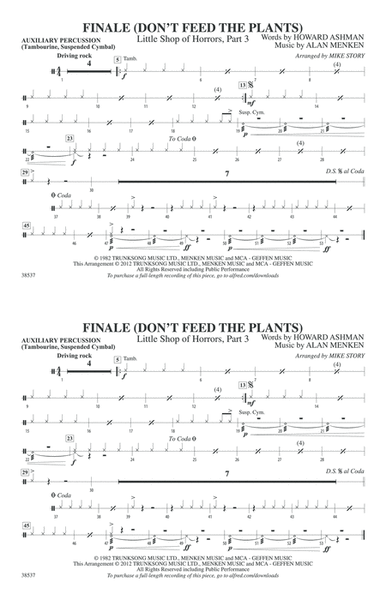 Finale (Don't Feed the Plants): Auxiliary Percussion
