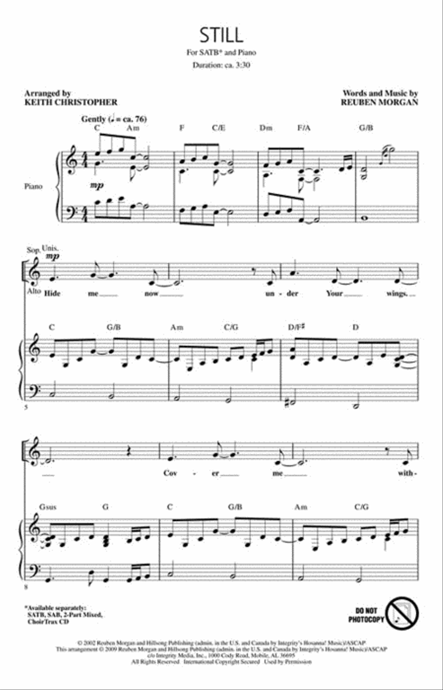 Still Still 4-Part scores gallery preview page 2