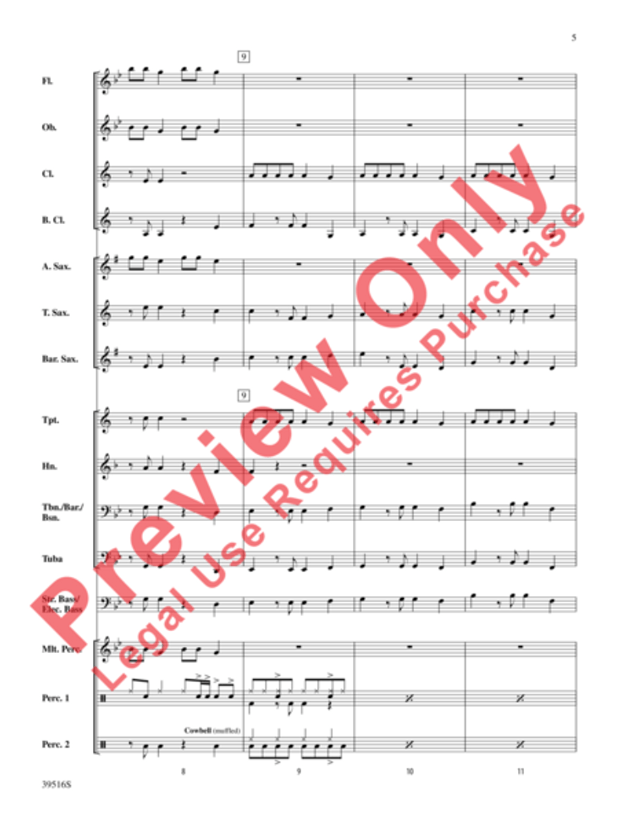 Like Money Like Money Concert Band scores gallery preview page 6