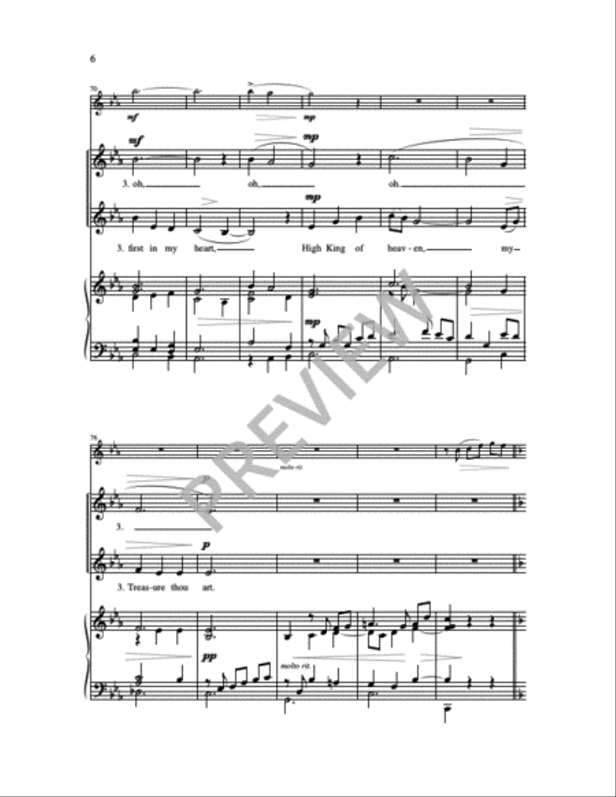 Be Thou My Vision Choir scores gallery preview page 8