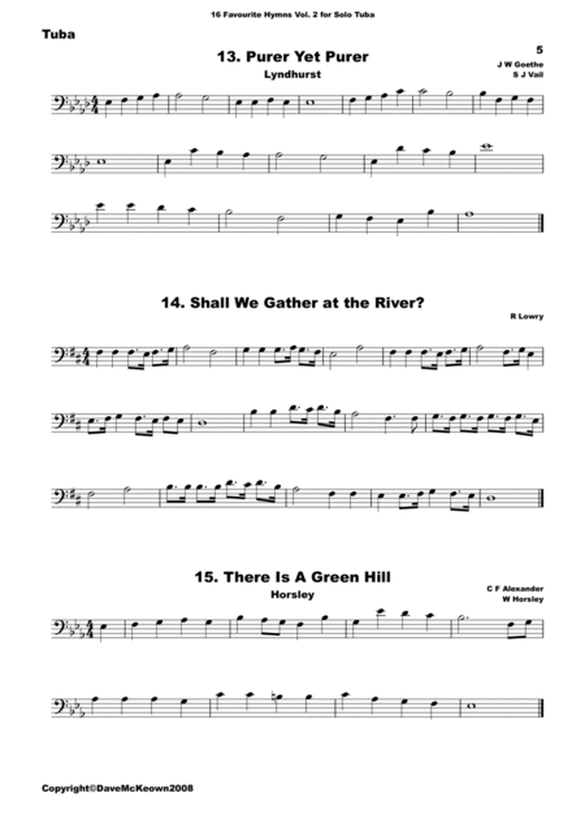 16 Favourite Hymns Vol.2 for solo Tuba image number null