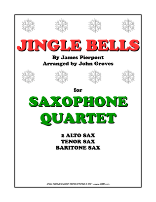 Book cover for Jingle Bells - Saxophone Quartet