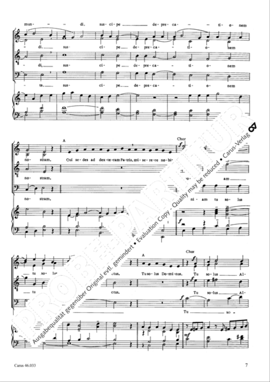 Missa Choralis zu GL 401-404 4-Part scores gallery preview page 8