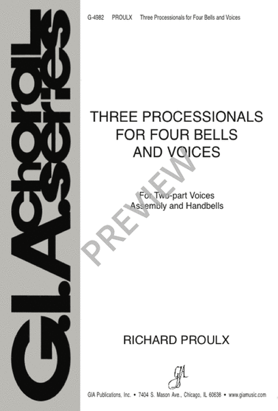 Three Processionals for Four Bells and Voices image number null