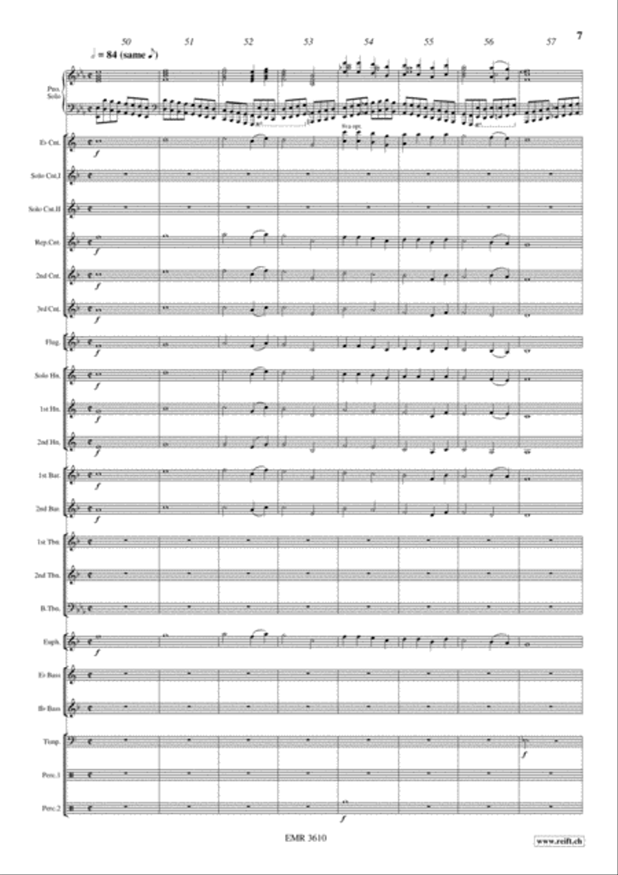 Concerto Fantastico Brass Band scores gallery preview page 8