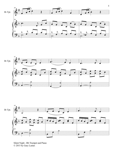 CHRISTMAS TRUMPET (6 Christmas songs for Bb Trumpet & Piano with Score/Parts) image number null