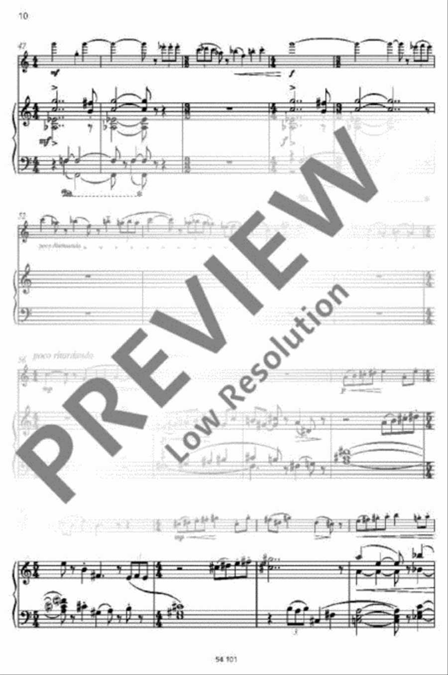 Capriccio notturno Flute scores gallery preview page 7