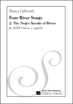 Book cover for Four River Songs 2. The Negro Speaks of Rivers