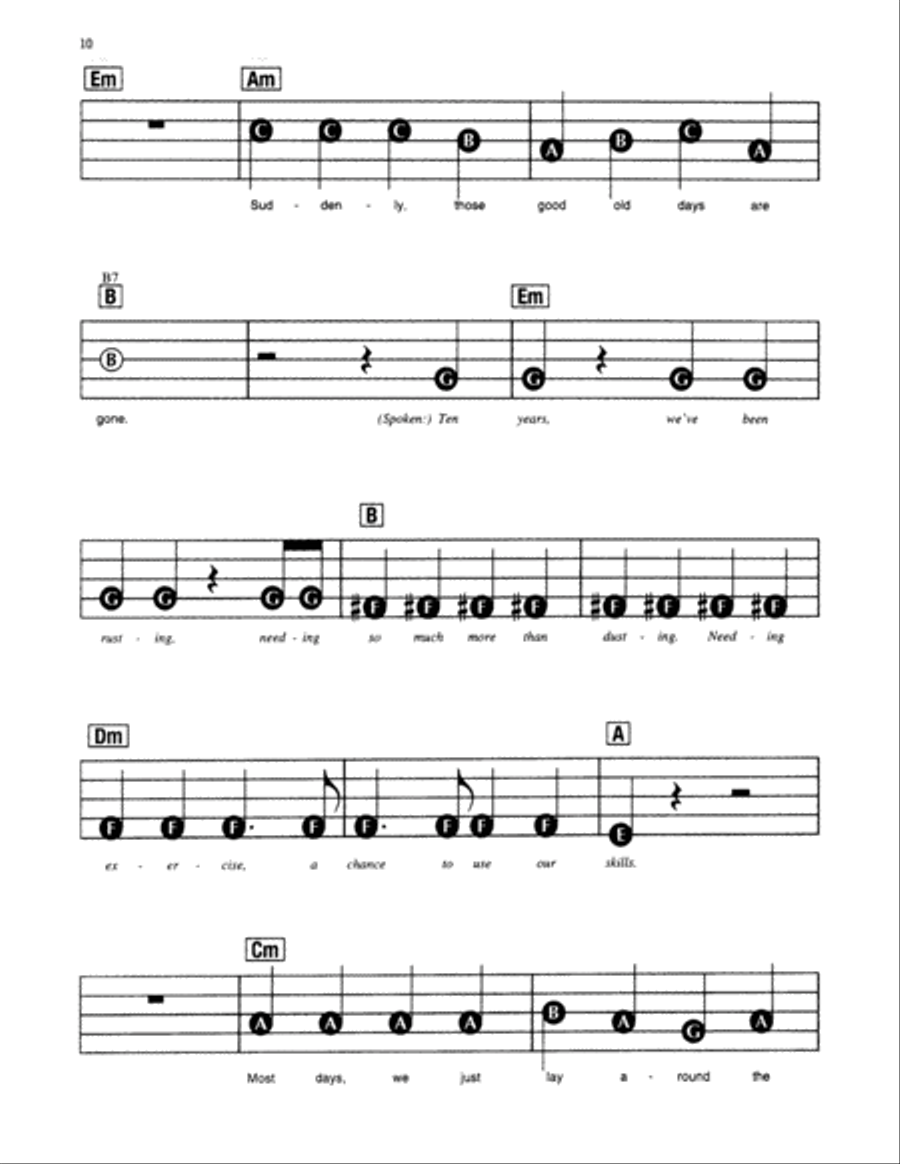 Be Our Guest (from Beauty and The Beast) Electronic Keyboard scores gallery preview page 5