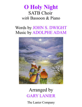Book cover for O HOLY NIGHT (SATB Choir with Bassoon & Piano - Score & Parts included)