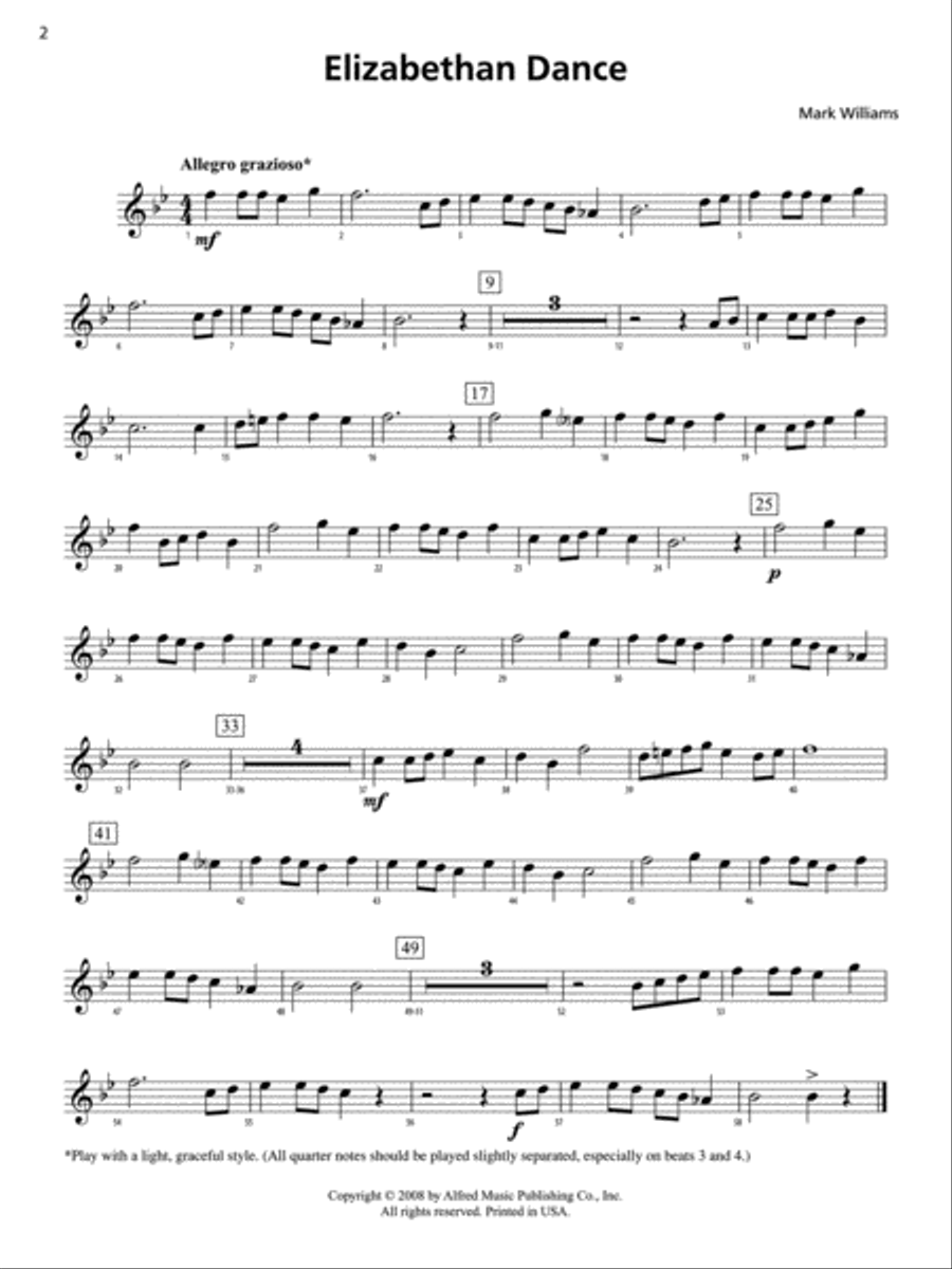 Accent on Performance Classical Collection Concert Band scores gallery preview page 3