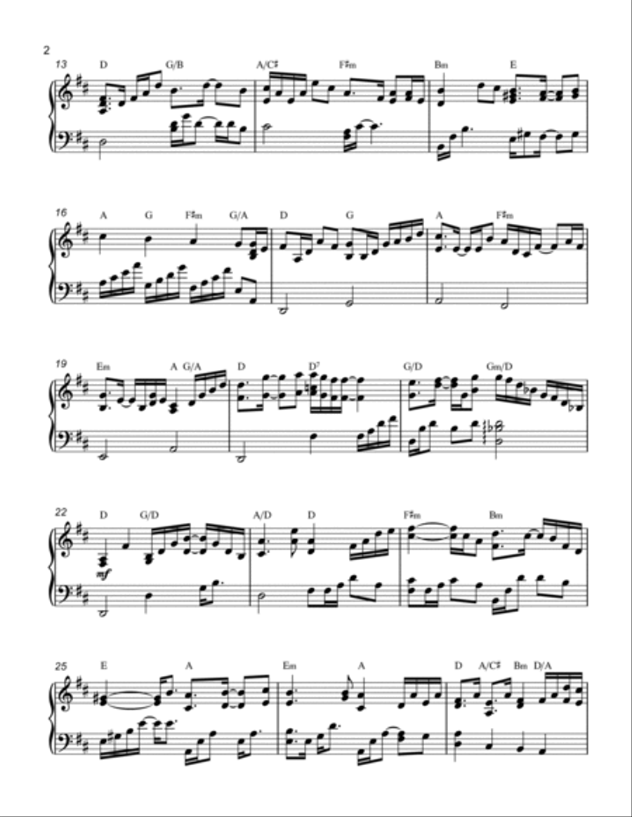 Sometimes When We Touch Piano Solo scores gallery preview page 2