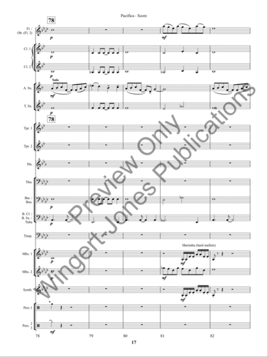 Seige Seige Concert Band scores gallery preview page 20