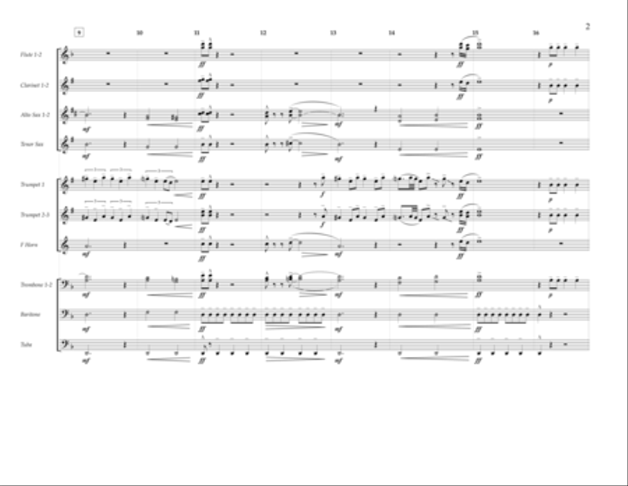 I Can See for Miles/Happy Together - Wind Score Marching Band scores gallery preview page 2