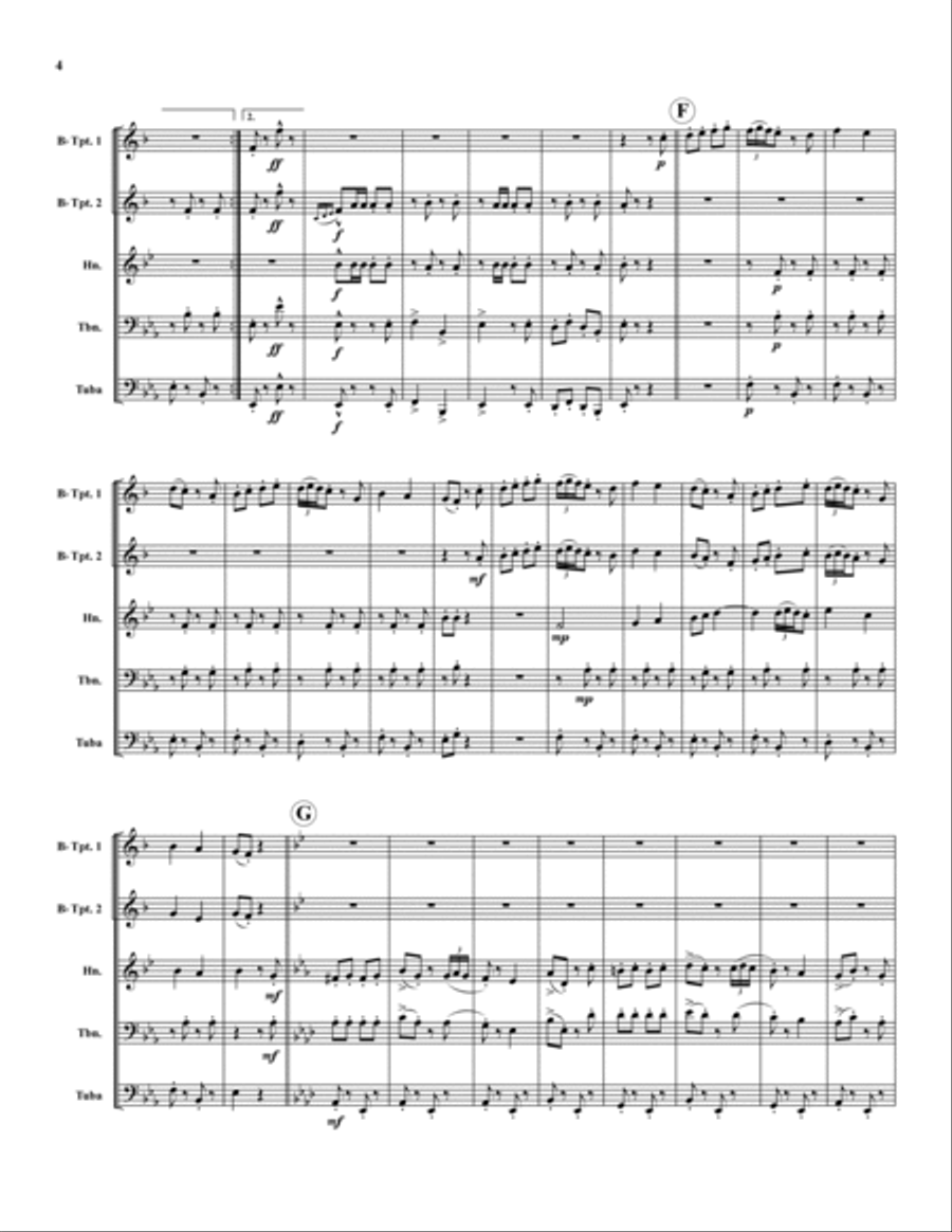 La Sorella La Sorella Brass Quintet scores gallery preview page 4