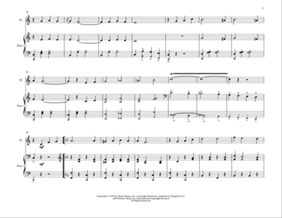 The Merry Christmas Polka Woodwind Duet scores gallery preview page 2