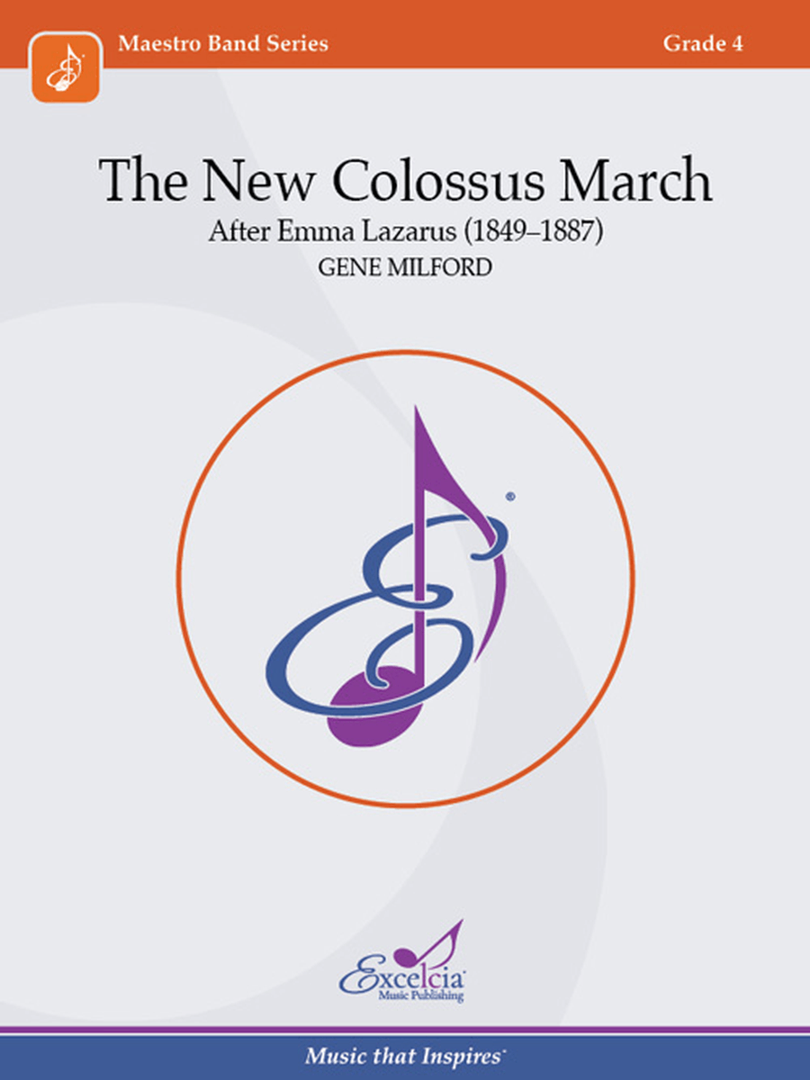 The New Colossus March Concert Band scores gallery preview page 1
