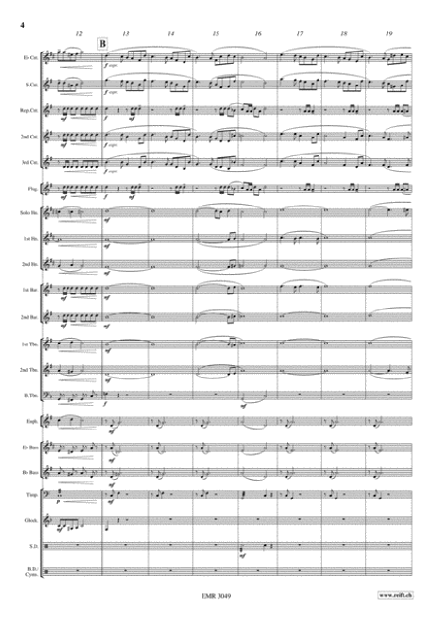La Vie En Rose Brass Band scores gallery preview page 5