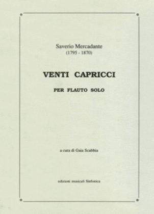 Book cover for Venti Capricci
