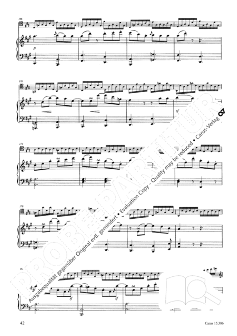 Grand Duo fur Violoncello und Klavier String Duet scores gallery preview page 43