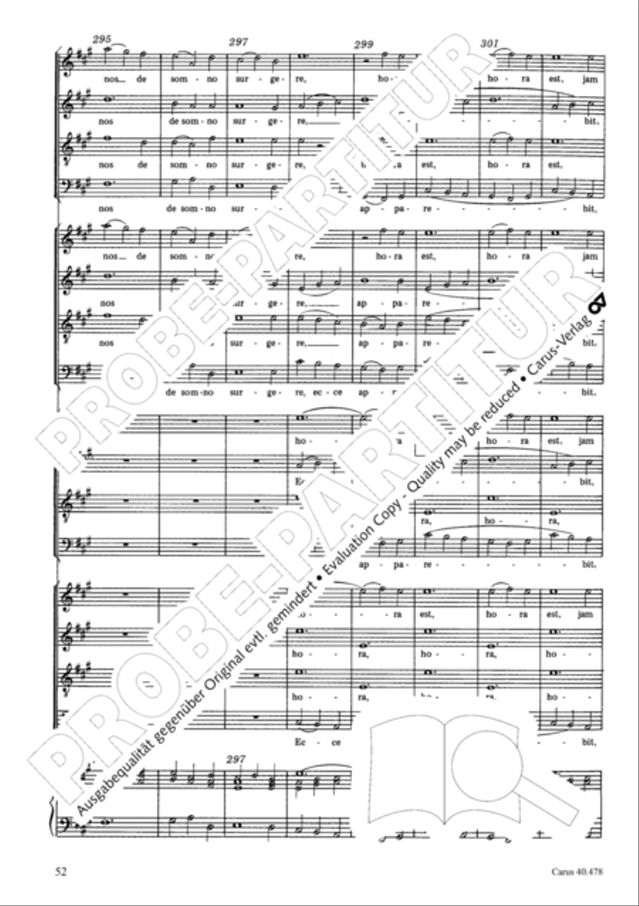 Hora est 4-Part scores gallery preview page 53