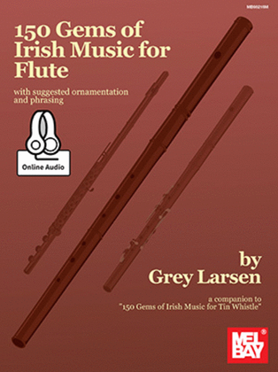 Book cover for 150 Gems of Irish Music for Flute