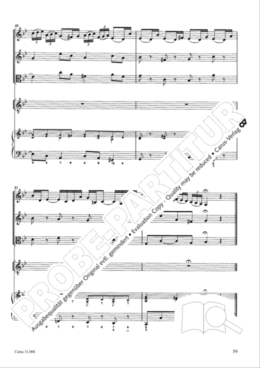 Stay with us, for it draws on toward evening (Bleib bei uns, denn es will Abend werden) 4-Part scores gallery preview page 60