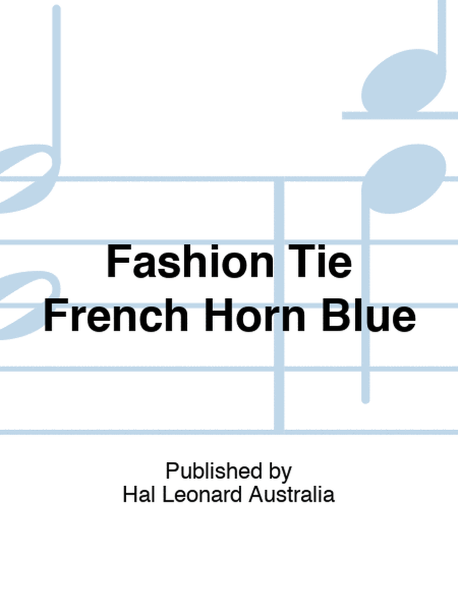 Fashion Tie French Horn Blue