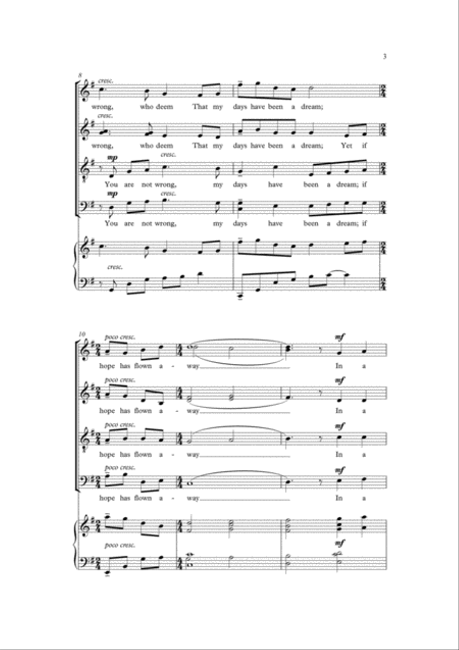 A Dream Within a Dream Divisi scores gallery preview page 3