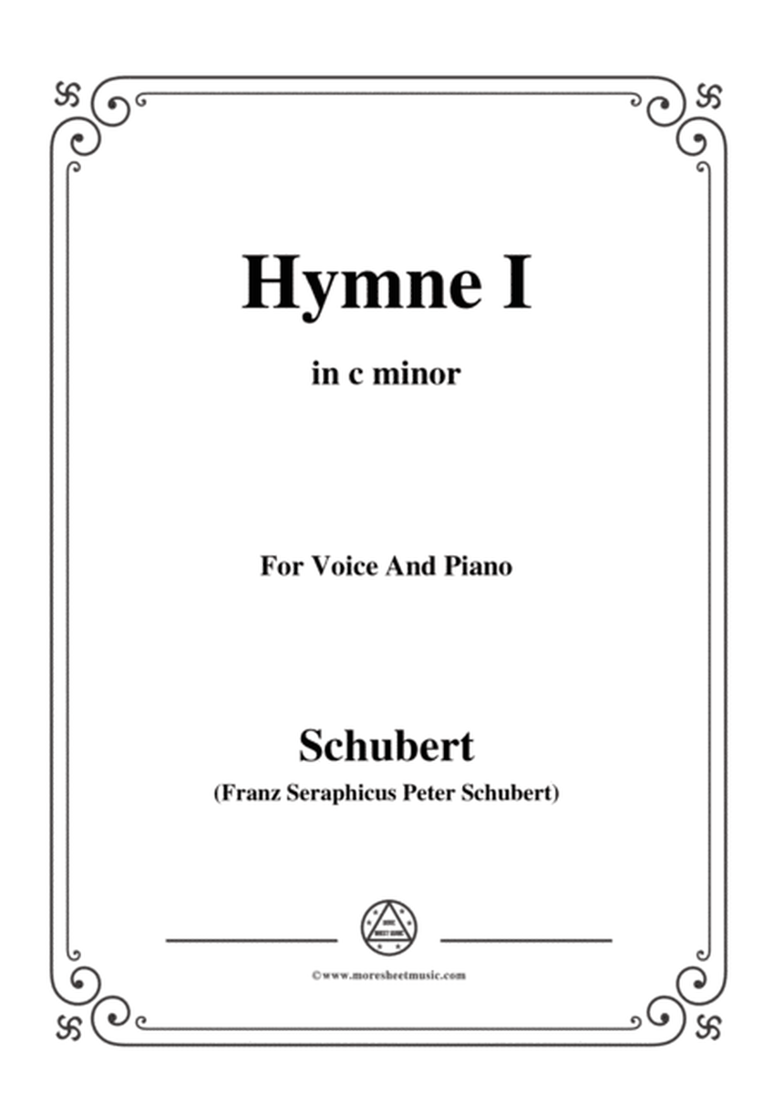 Schubert-Hymne(Hymn I),D.659,in c minor,for Voice&Piano image number null